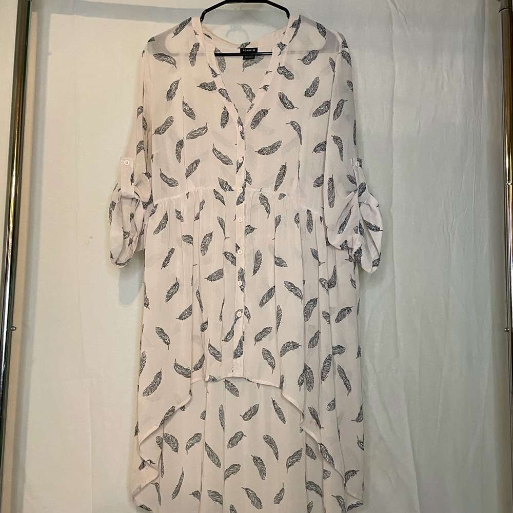 Torrid size 1 Hi-Lo Tunic top